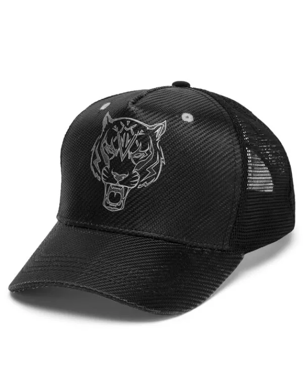 Philipp Plein Baseball Cap Tiger black Sale