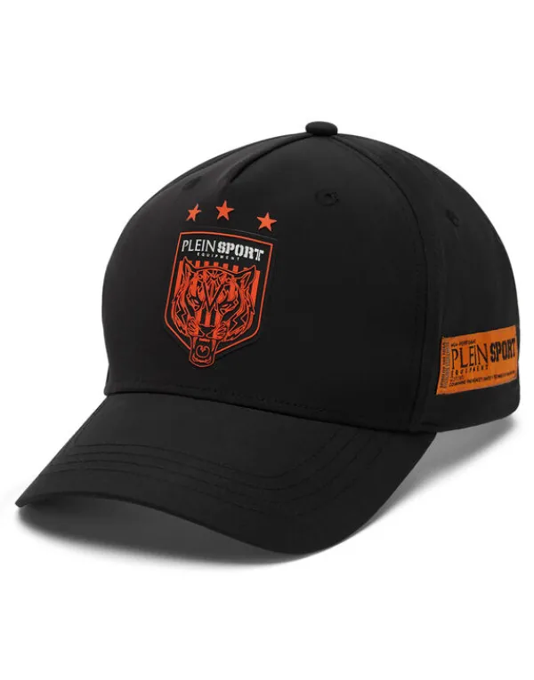 Philipp Plein Baseball Cap Tiger Crest Edition black Clearance