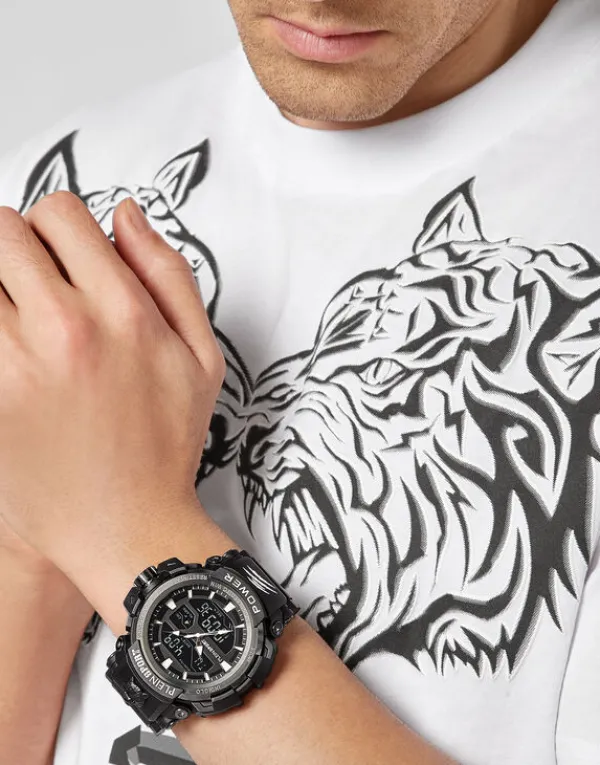 combat_power_watch_2.webp Philipp Plein COMBAT POWER Watch black Fashion