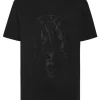 Philipp Plein Cotton T-shirt Round Neck SS Lamina Tiger black Fashion