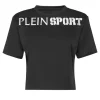 Philipp Plein Cropped T-shirt Round Neck SS black Hot