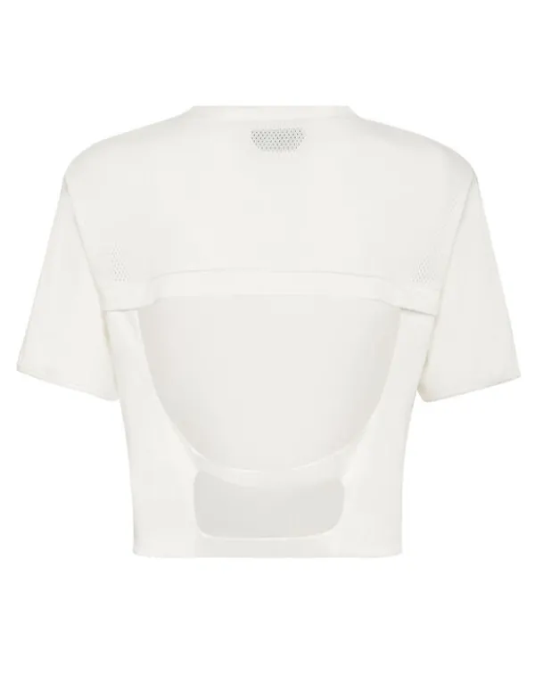 Philipp Plein Cropped T-shirt Round Neck SS white New