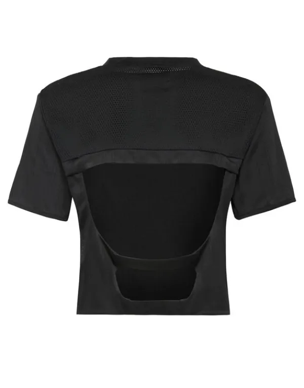 Philipp Plein Cropped T-shirt Round Neck SS black Hot