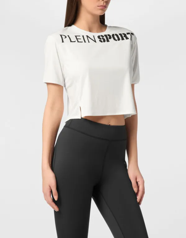 cropped_tshirt_round_neck_2-2.webp Philipp Plein Cropped T-shirt Round Neck SS white New