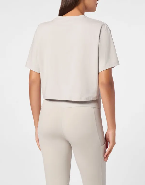 cropped_tshirt_round_neck_2-5.webp Philipp Plein Cropped T-shirt Round Neck SS grey Clearance