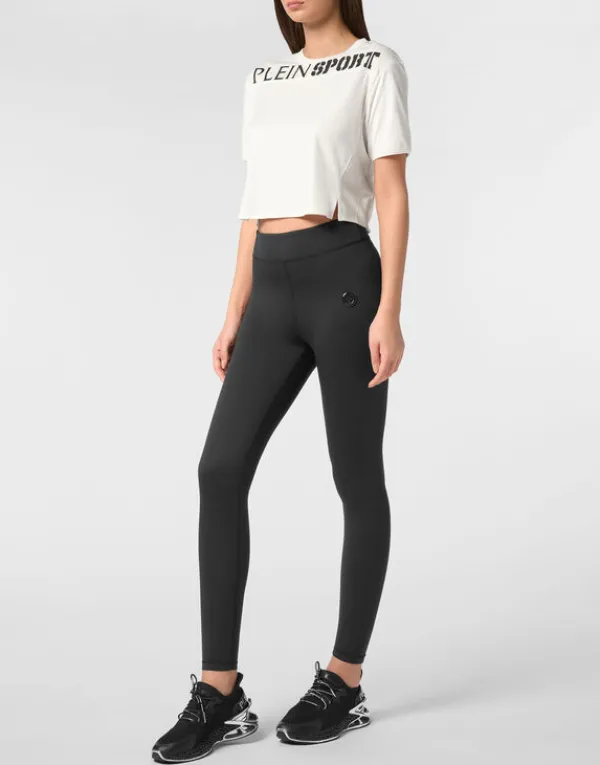 cropped_tshirt_round_neck_4-2.webp Philipp Plein Cropped T-shirt Round Neck SS white New