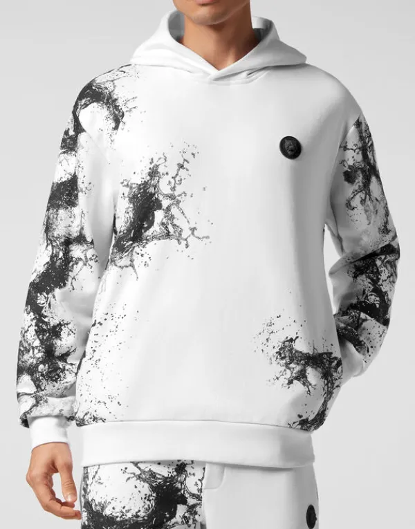 Philipp Plein Hoodie Sweatshirt white New