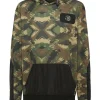 Philipp Plein Hoodie sweatshirt camouflage Clearance