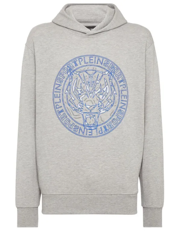 Philipp Plein Hoodie Sweatshirt Tiger New