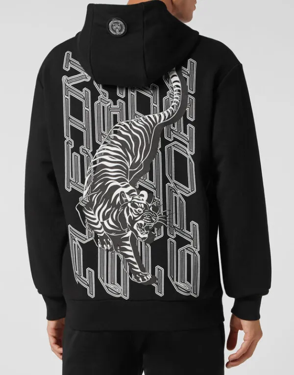 hoodie_sweatshirt_tiger_2-6.webp Philipp Plein Hoodie Sweatshirt Tiger black Sale