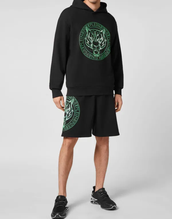 hoodie_sweatshirt_tiger_3-10.webp Philipp Plein Hoodie Sweatshirt Tiger black+greenfluo Outlet