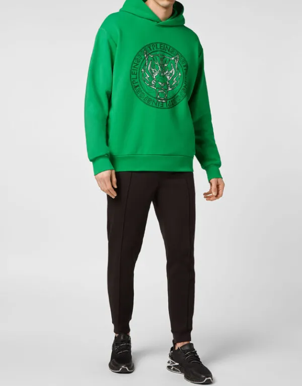 hoodie_sweatshirt_tiger_3-12.webp Philipp Plein Hoodie Sweatshirt Tiger GreenFluo/Black New