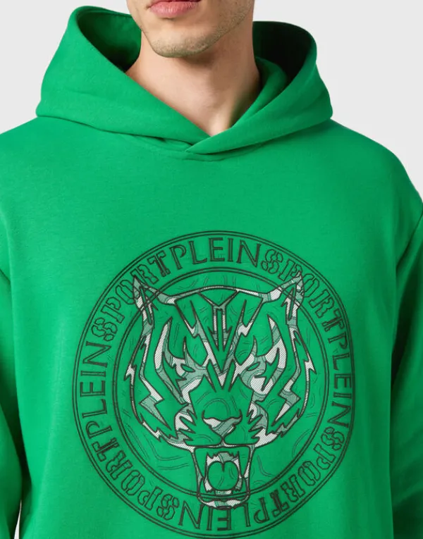hoodie_sweatshirt_tiger_4-12.webp Philipp Plein Hoodie Sweatshirt Tiger GreenFluo/Black New