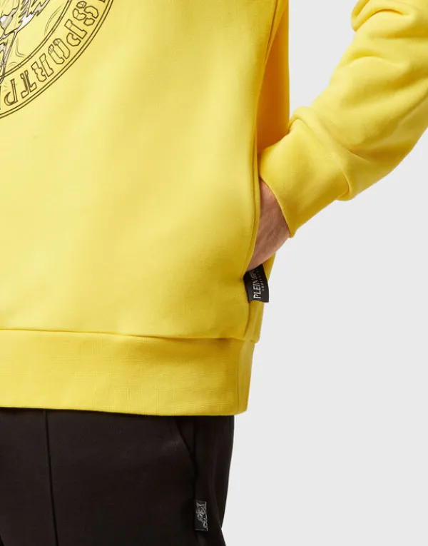 hoodie_sweatshirt_tiger_5-9.webp Philipp Plein Hoodie Sweatshirt Tiger YellowFluo/Black Sale