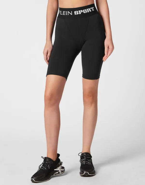Philipp Plein Jogging Cyclist Push Up Leggings Basic black Sale