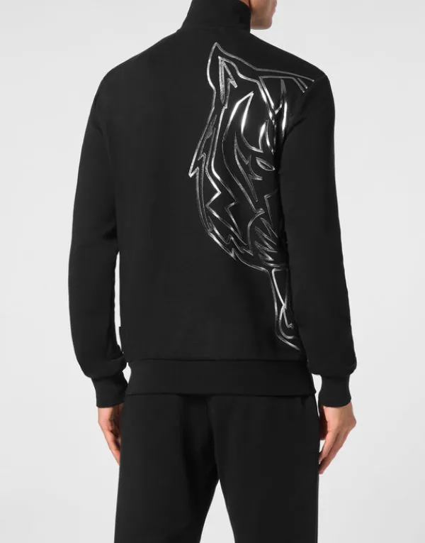 jogging_jacket_tiger_2.webp Philipp Plein Jogging Jacket Tiger black Outlet
