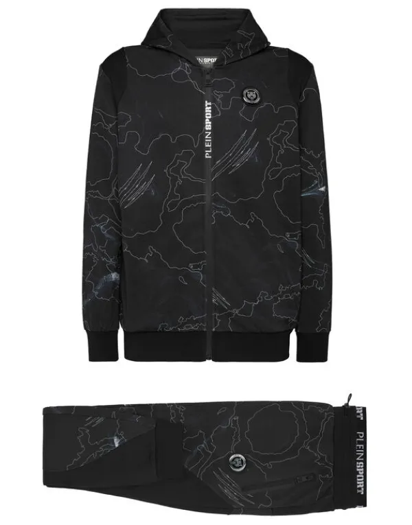 Philipp Plein Jogging Set: Top/Trousers Lunar black Discount