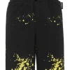 Philipp Plein Jogging Shorts black/yellowfluo Online
