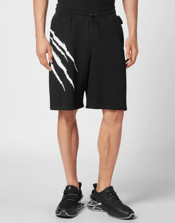 Philipp Plein Jogging Shorts Scratch black Best