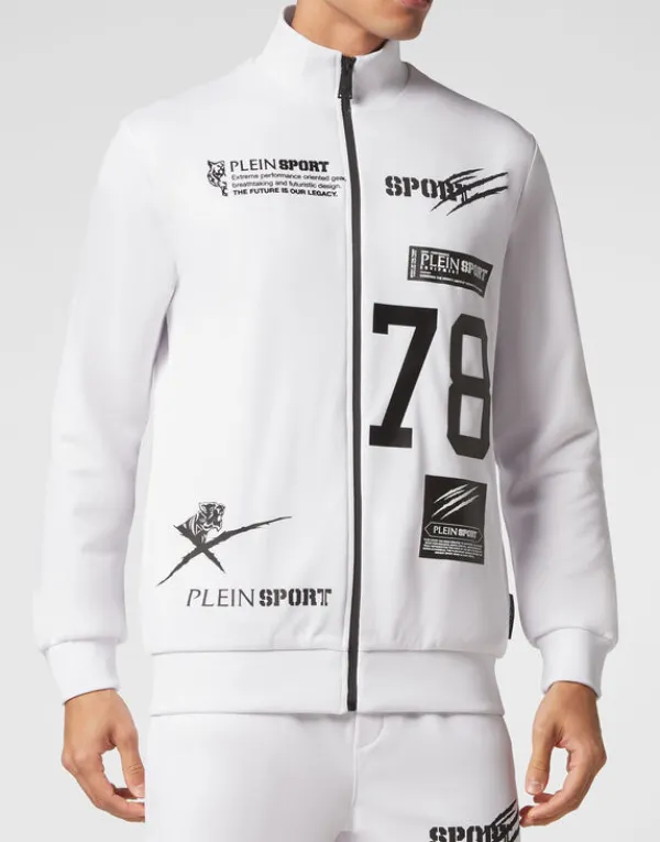 Philipp Plein Jogging Tracksuit: Top/Trousers Multilogo white Outlet