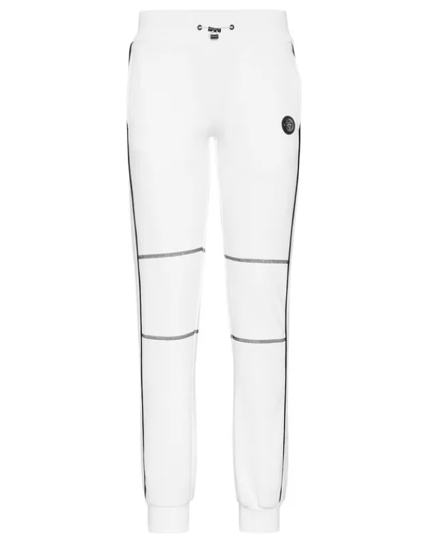 Philipp Plein Jogging Trousers white New
