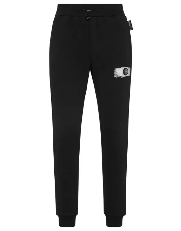Philipp Plein Jogging Trousers black/silver Outlet