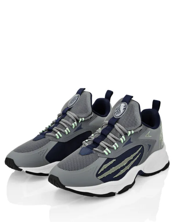 Philipp Plein Lo-Top Sneakers Darkgrey+darkblue Sale
