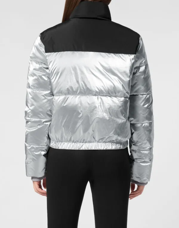 nylon_bomber_3-4.webp Philipp Plein Nylon Bomber Silver Best