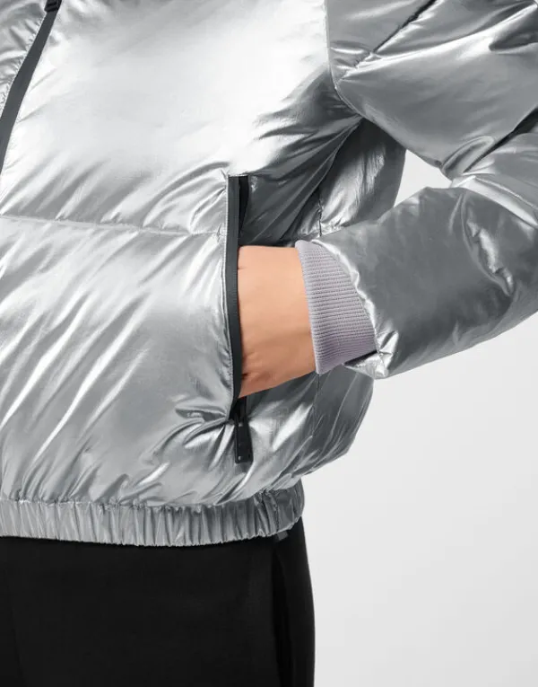 nylon_bomber_6.webp Philipp Plein Nylon Bomber Silver Best