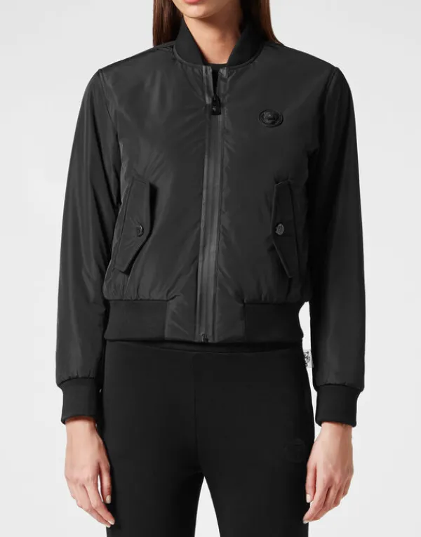 Philipp Plein Nylon Bomber Tiger black Fashion