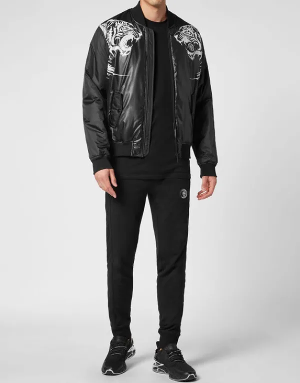 nylon_bomber_tiger_3.webp Philipp Plein Nylon Bomber Tiger black Sale
