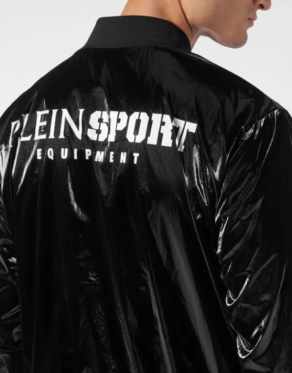 nylon_crease_bomber_jacke_5.webp Philipp Plein Nylon Crease Bomber Jacket black Clearance