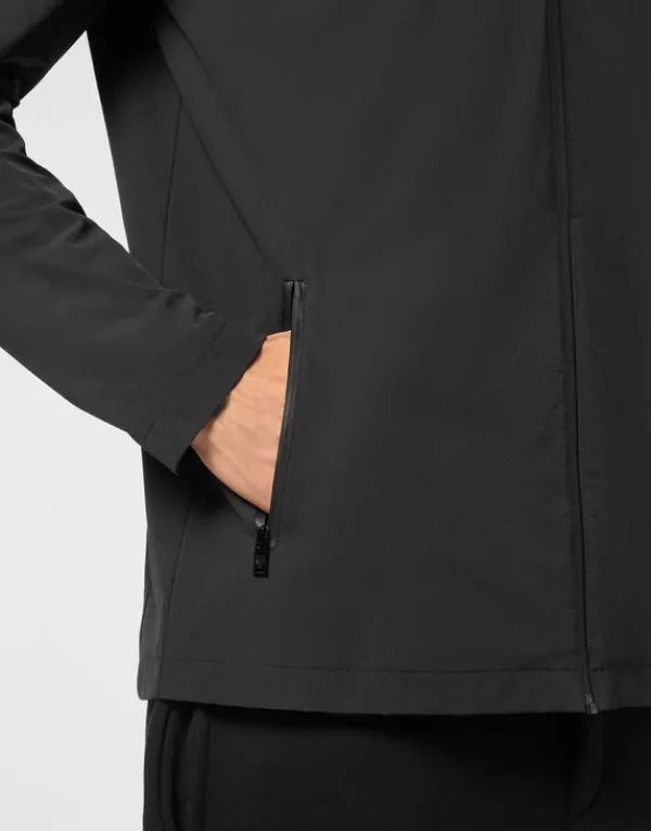 nylon_kway_jacket_5.webp Philipp Plein Nylon K-Way Jacket black Fashion