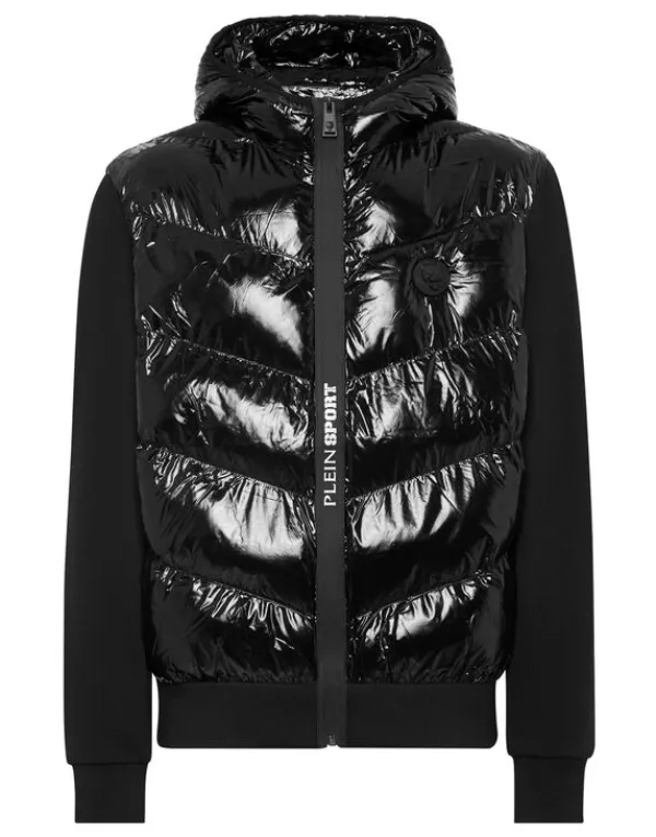 Philipp Plein Nylon Padded Jacket black Hot