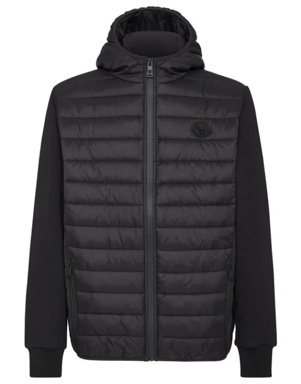 Philipp Plein Nylon Padded Jacket black Hot