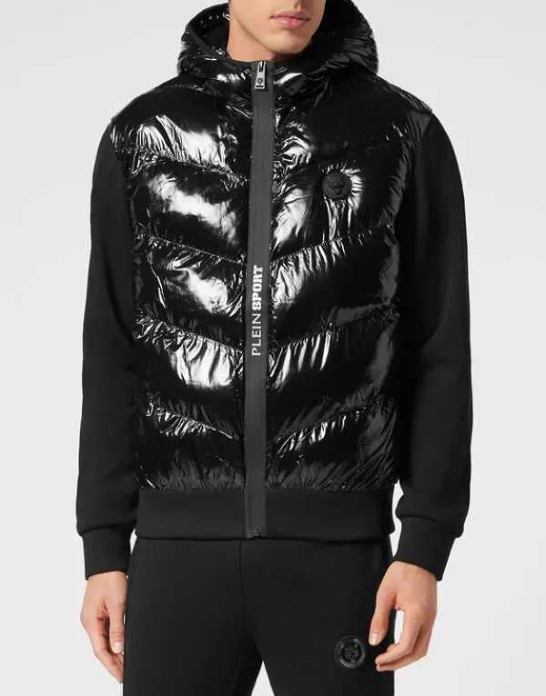 Philipp Plein Nylon Padded Jacket black Hot