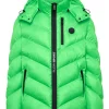 Philipp Plein Nylon Puffer Jacket Tiger greenfluo Best