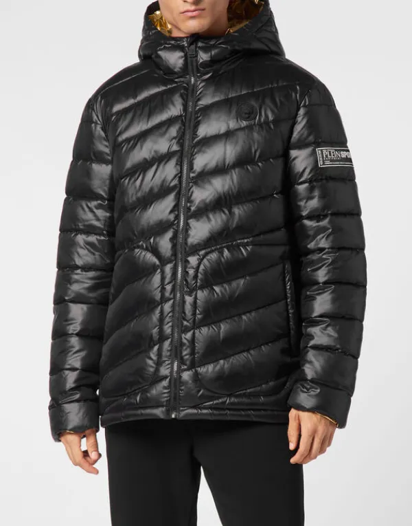 nylon_puffered_jacket_2-2.webp Philipp Plein Nylon Puffered Jacket black Clearance