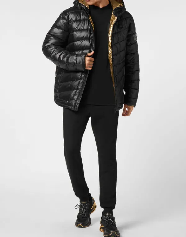 nylon_puffered_jacket_4-2.webp Philipp Plein Nylon Puffered Jacket black Clearance