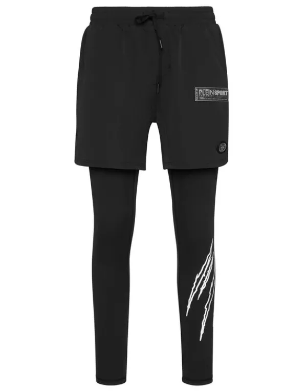 Philipp Plein Nylon Running Trousers black Sale