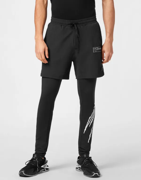 Philipp Plein Nylon Running Trousers black Sale