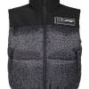 Philipp Plein Padded Vest Leopard black Hot