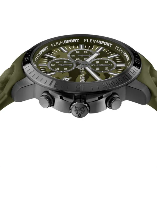plein_gain_watch_3-2.webp Philipp Plein PLEIN GAIN WATCH Black/darkgreen Discount