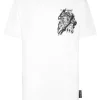 Philipp Plein Plein Sport Cotton T-shirt Round Neck SS Tiger Sale