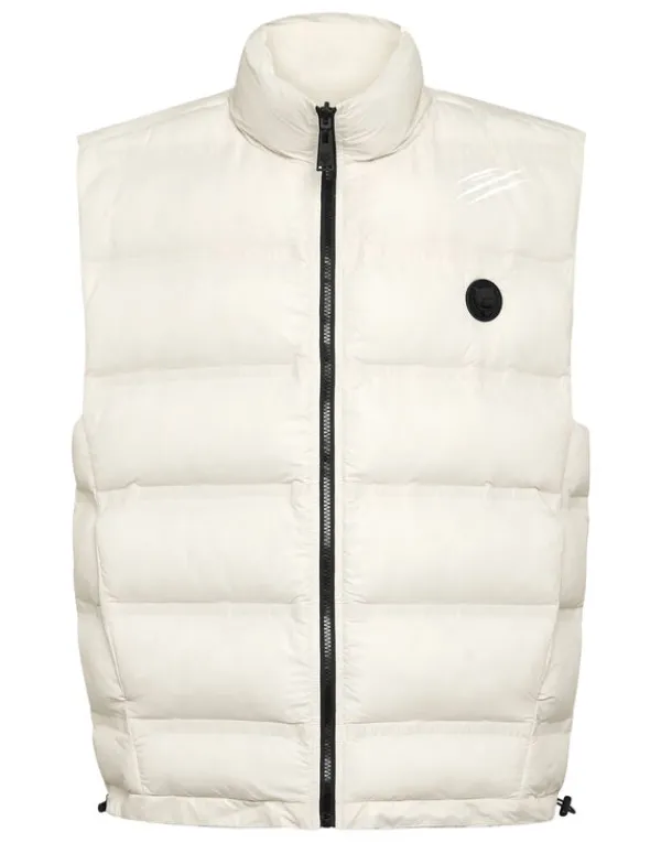 Philipp Plein Reversible Lightweight Padded Vest Scratch grey Fashion