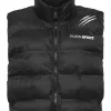 Philipp Plein Reversible Lightweight Padded Vest Scratch black Hot