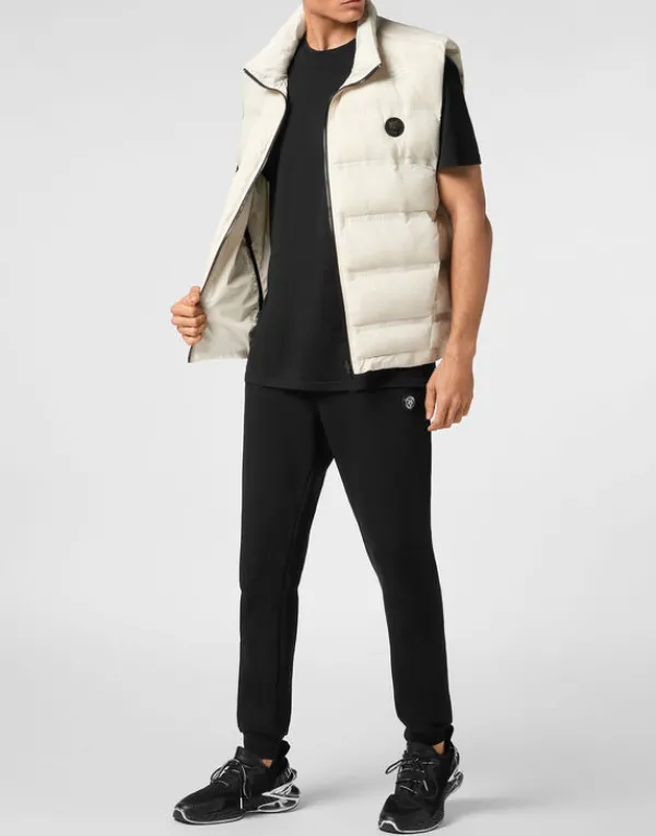 reversible_lightweight_pa_3-1.webp Philipp Plein Reversible Lightweight Padded Vest Scratch grey Fashion