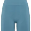 Philipp Plein Seamless Micro Biker Shorts Logo petrol Fashion