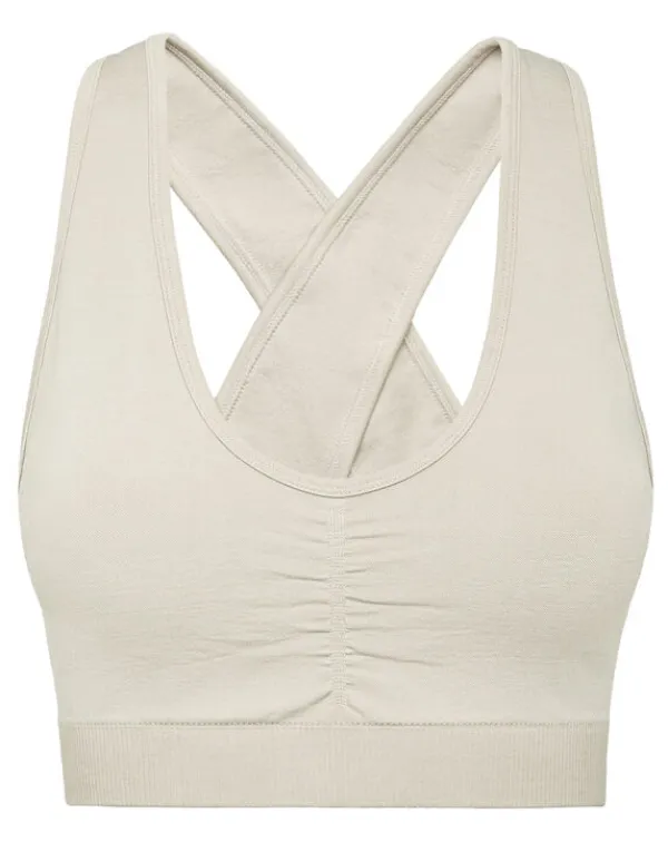Philipp Plein Seamless Wide Straps Sport Bra Logo darkgrey Clearance