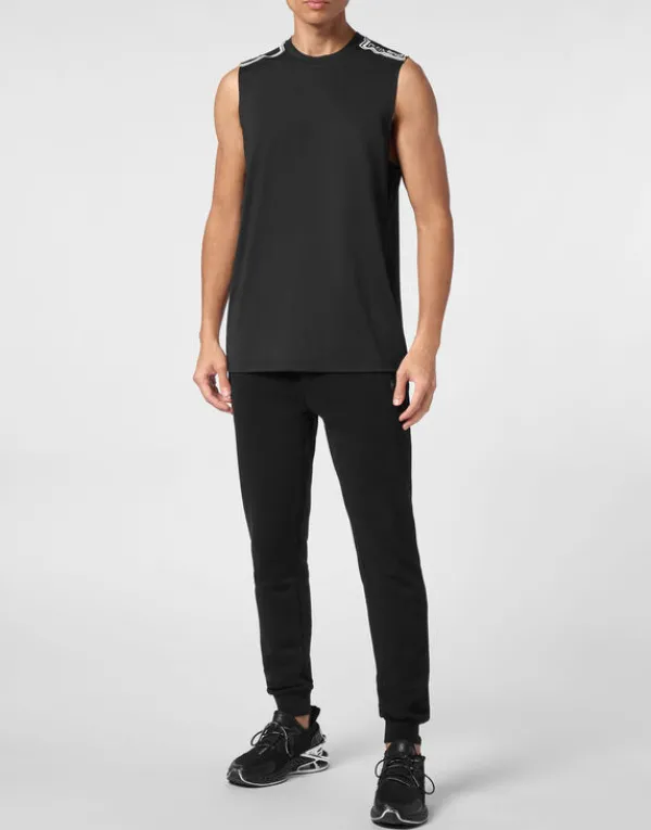 sleeveless_tshirt_round_n_3-4.webp Philipp Plein Sleeveless T-shirt Round Neck SS black New